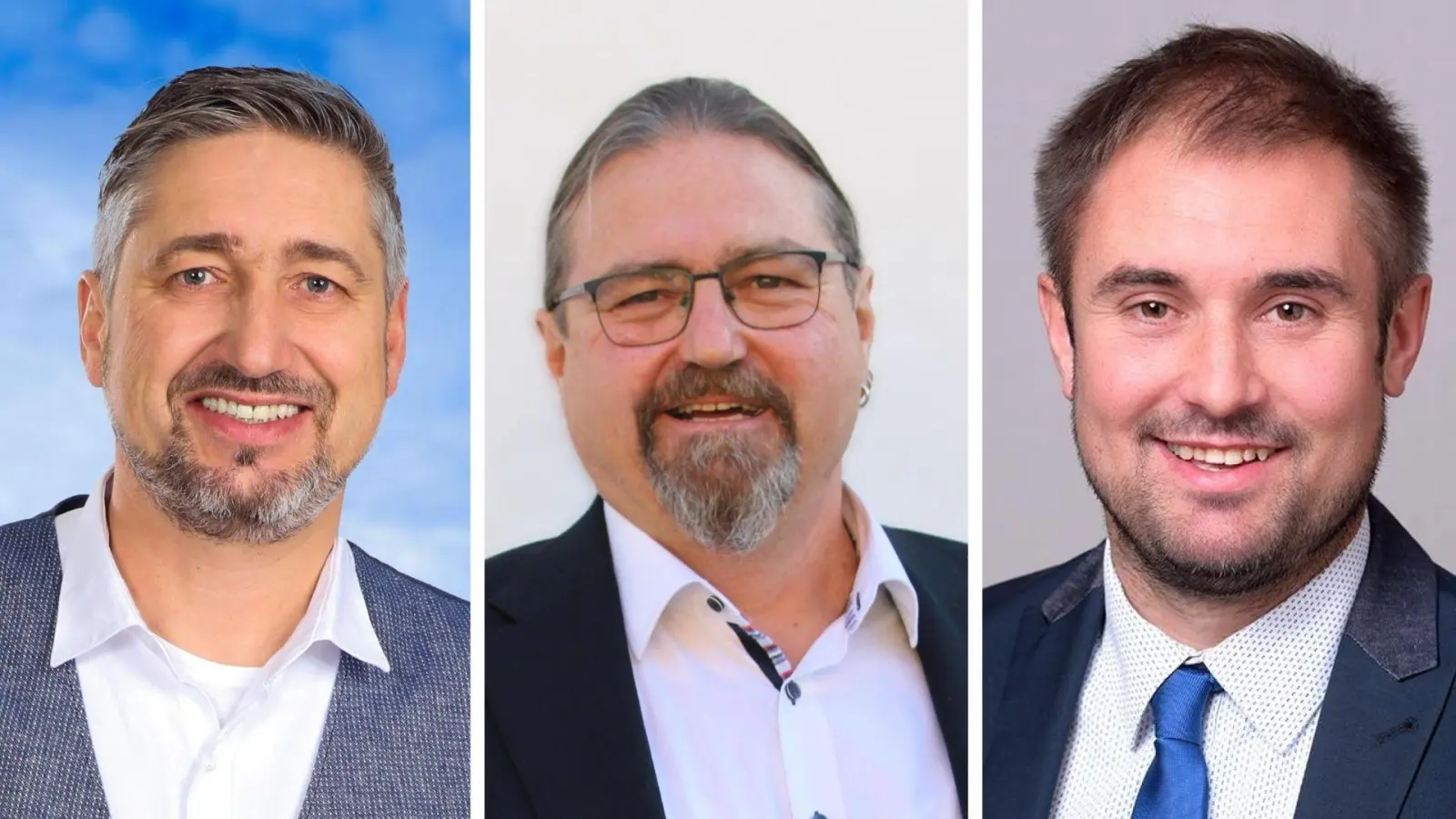 Michael Scherb (links) setzte sich bei der Nominierungsversammlung der Arberger CSU durch. Alexander Brehm geht für die Bürgerliste Markt Arberg ins Rennen. (Foto: Fotostudio Formann/Eva Glas/privat)