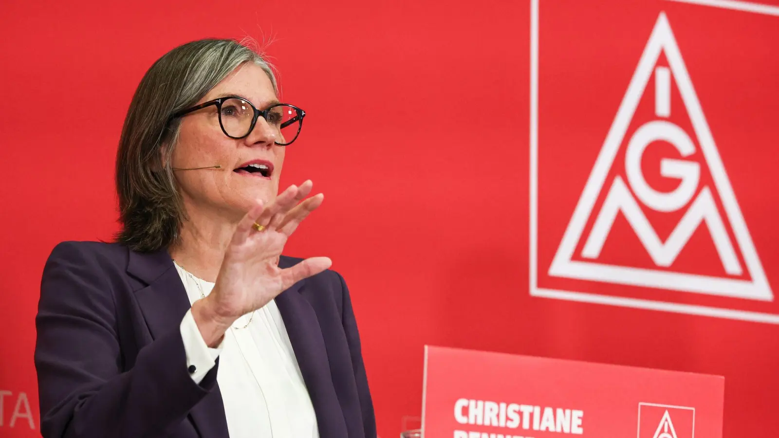 Die Chefin der IG Metall, Christiane Benner, kritisiert die Arbeitgeber scharf (Foto: Archiv) (Foto: Hannes P Albert/dpa)
