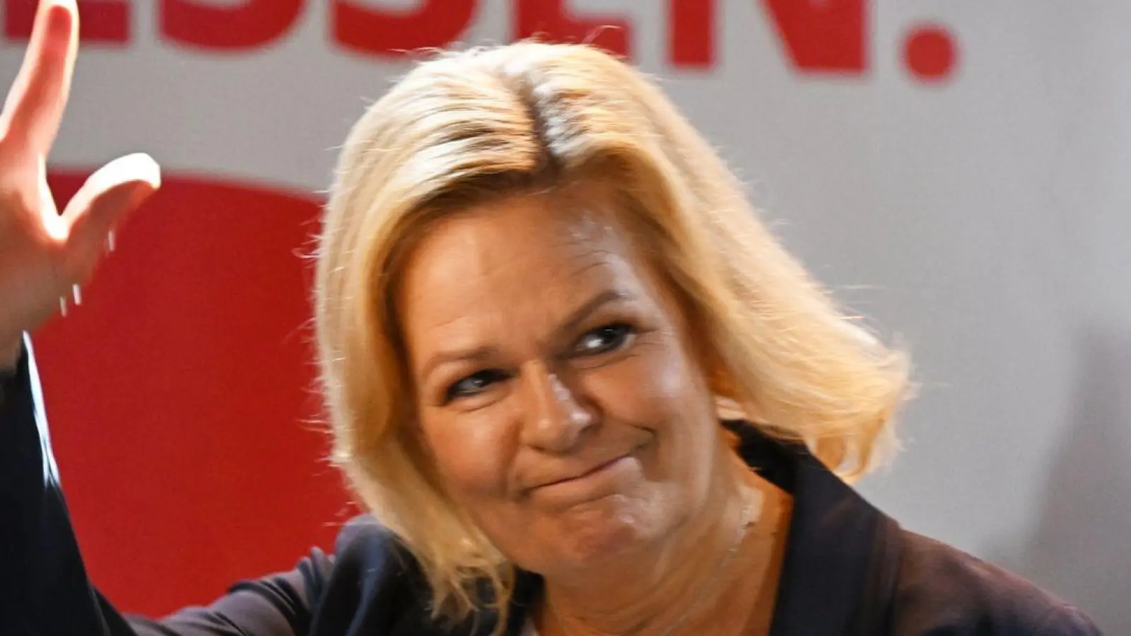 Ist eigenen Angaben zufolge seit ihrem 18. Lebensjahr SPD-Mitglied, 2003 wurde sie erstmals in den hessischen Landtag gewählt: Nancy Faeser. (Foto: Boris Roessler/dpa)