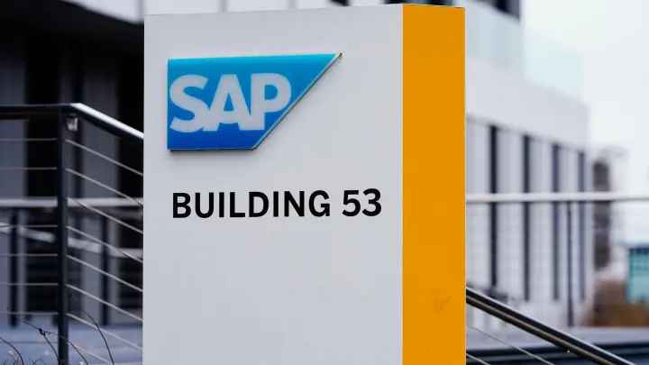 SAP gibt seine Geschäftszahlen für das abgelaufende Jahr bekannt. (Foto: Uwe Anspach/dpa)