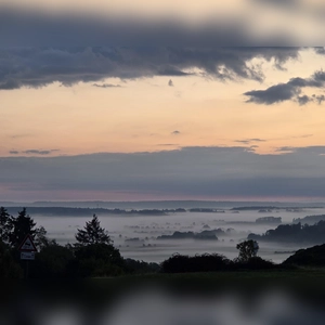 Nebelmeer - gesehen bei Schillingsfürst (Foto: Birgit Prause)