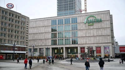 Kaufhauskonzern Galeria: Mit einigen Mieten im Rückstand. (Archivbild) (Foto: Sebastian Gollnow/dpa)