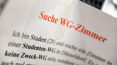 WG, Wohnheim, eigene Mietwohnung oder doch noch im Elternhaus: Wie Studierende wohnen hängt auch stark vom Standort der Hochschule ab.  (Foto: Daniel Naupold/dpa)