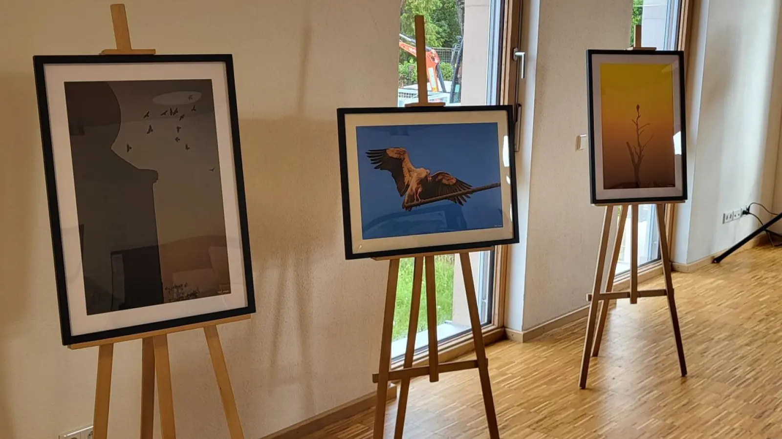 Im Bürgersaal und dessen Foyer in Uehlfeld sind derzeit Fotografien von Paul Kappler zu sehen. (Foto: Detlef Genz)