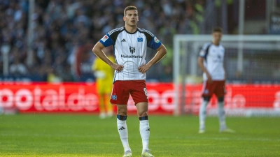 Der HSV kassierte die zweite Niederlage in Folge. (Foto: David Inderlied/dpa)