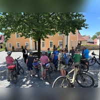 Mit einer Themenradtour auf den Spuren von Johann Georg von Soldner fand das Stadtradeln in Feuchtwangen seinen Abschluss. (Foto: Stadt Feuchtwangen/Nicolaj Vorholzer)
