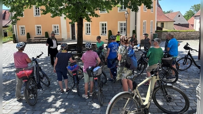 Mit einer Themenradtour auf den Spuren von Johann Georg von Soldner fand das Stadtradeln in Feuchtwangen seinen Abschluss. (Foto: Stadt Feuchtwangen/Nicolaj Vorholzer)