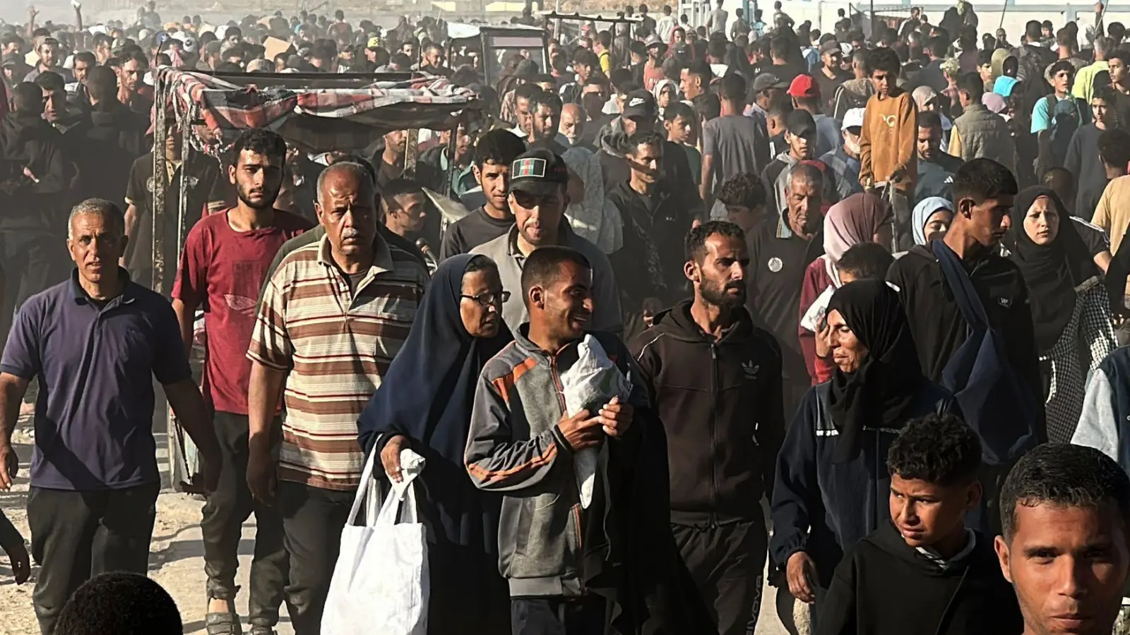 Die Hoffnung auf eine Waffenruhe in Gaza hat sich vorerst zerschlagen. (Archivbild) (Foto: Hadi Daoud/APA Images via ZUMA Press Wire/dpa)