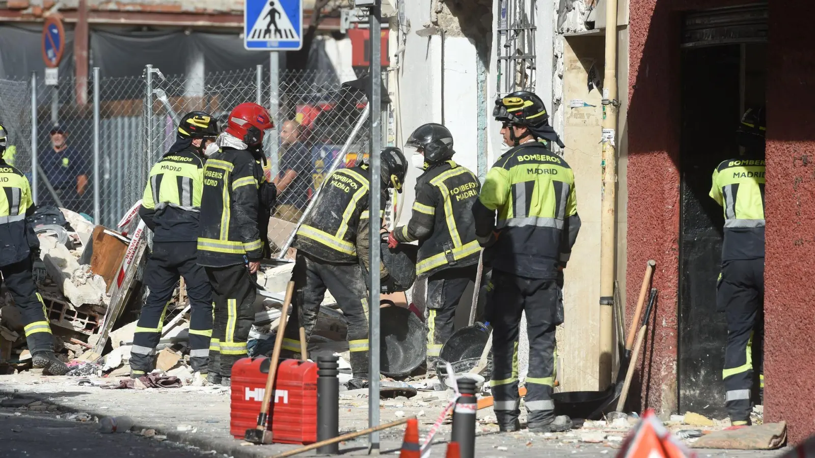 Das Unglück geschah im Süden der spanischen Hauptstadt. (Foto: Gustavo Valiente/EUROPA PRESS/dpa)