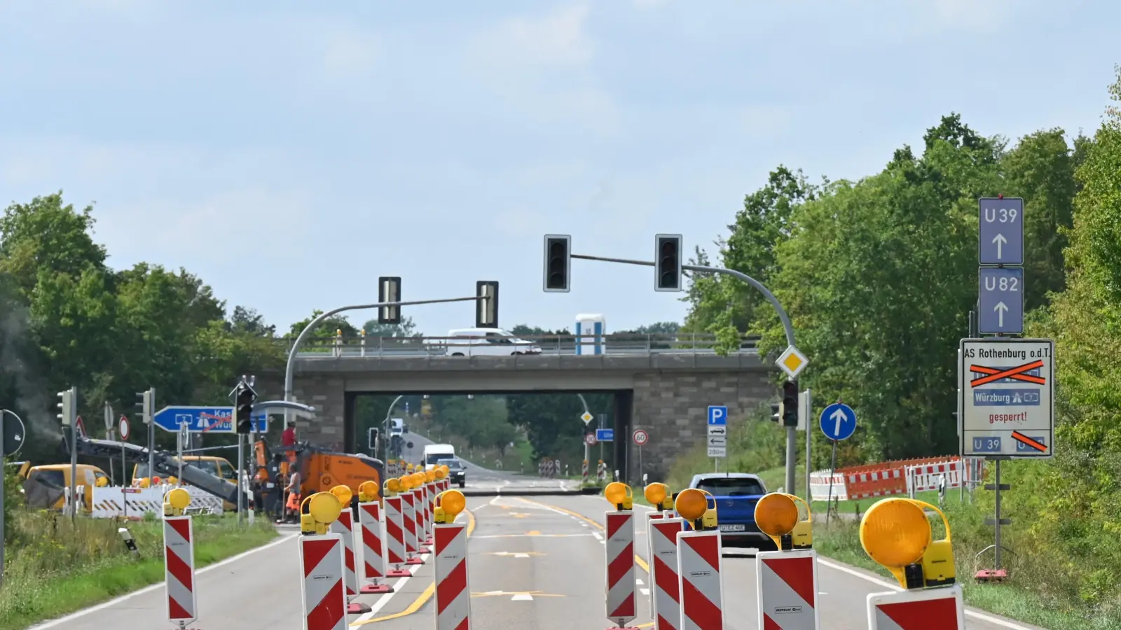 A7Auffahrt bei Rothenburg gesperrt Riskante Manöver und Stau FLZ.de