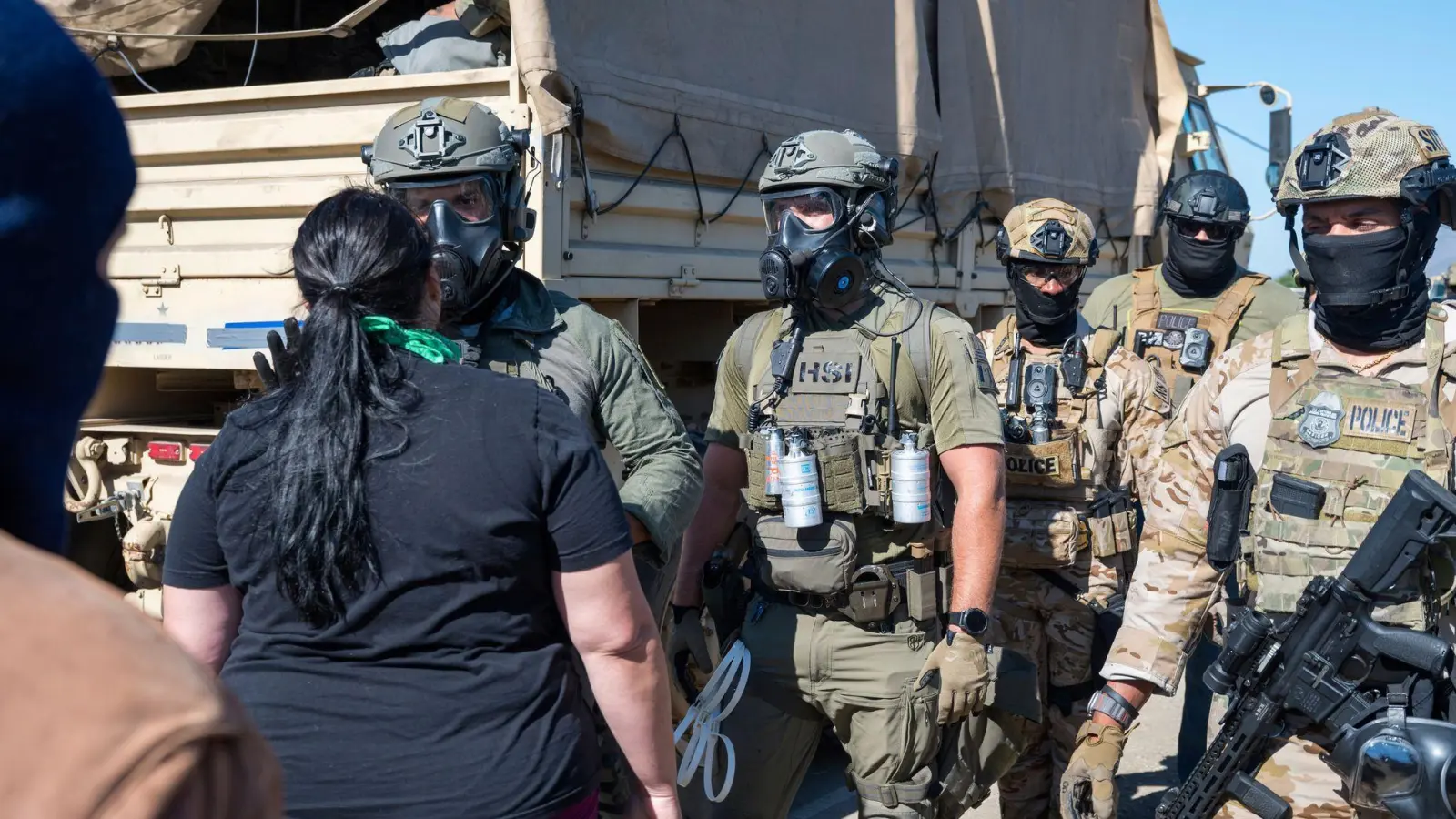 Das Vorgehen der Trump-Regierung im Raum Los Angeles ist umstritten.  (Foto: Michael Owen Baker/AP/dpa)