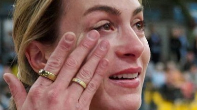 Sprinterin Alexandra Burghardt beendet ihre Karriere. (Archivbild) (Foto: Bernd Thissen/dpa)