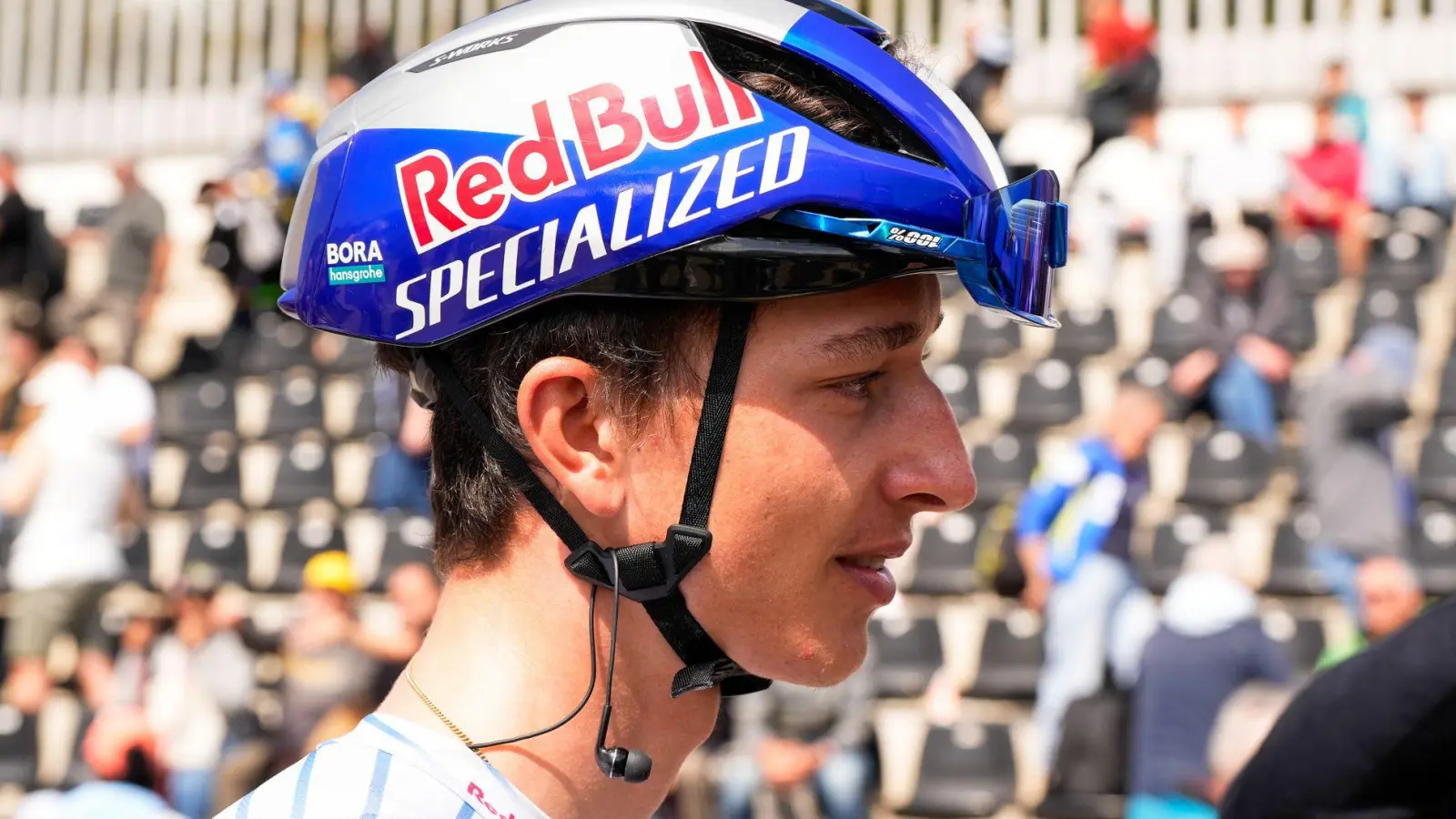 Florian Lipowitz überzeugt bei der Katalonien-Rundfahrt. (Archivbild) (Foto: Nicolás Carvalho Ochoa/dpa)