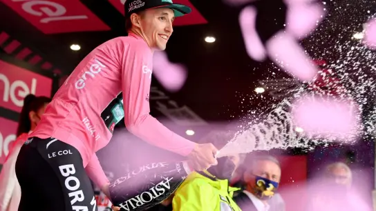 Jai Hindley hat die Führung in der Giro-Gesamtwertung übernommen. (Foto: Massimo Paolone/LaPresse/dpa)