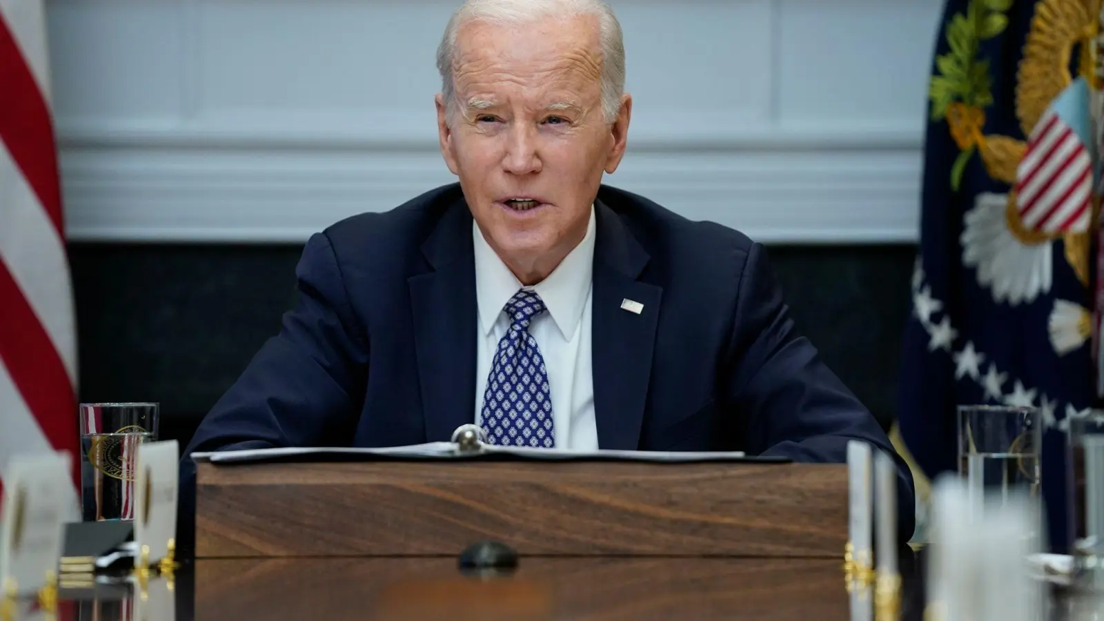Joe Biden Biden war 2021 als ältester Präsident aller Zeiten ins Weiße Haus eingezogen. (Foto: Evan Vucci/AP/dpa)