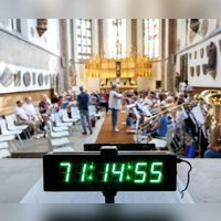 72 Stunden lang gab es in der Nürnberger Jakobskirche Posaunenklänge und andere Blechbläser zu hören. (Archivbild) (Foto: Daniel Karmann/dpa)