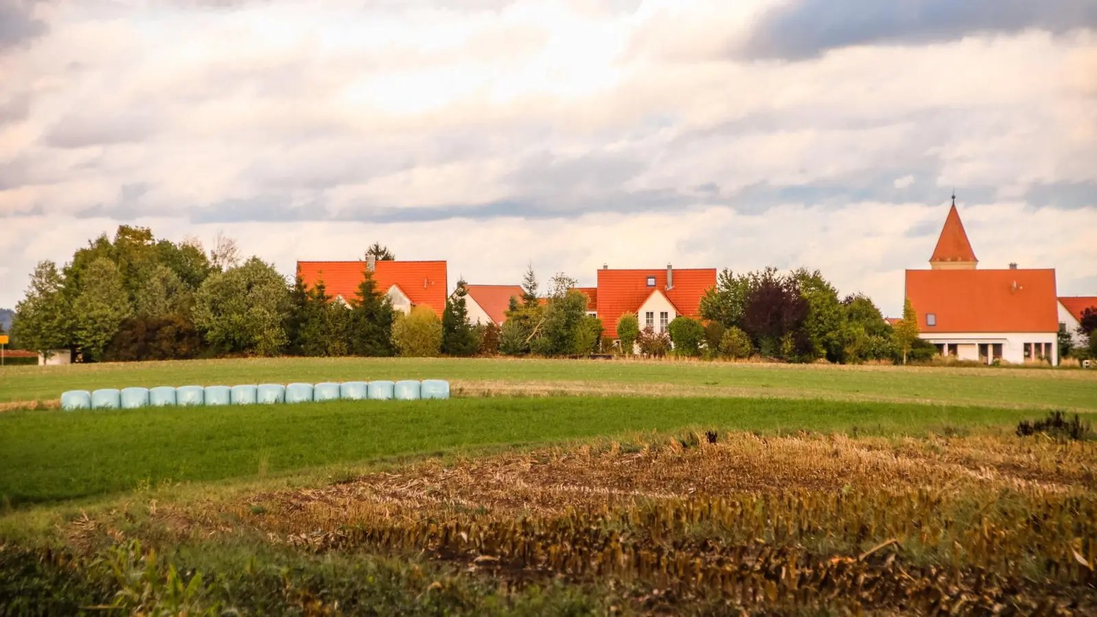 Das geplante Segringer Baugebiet Schellenheckfeld West würde an die bestehende Bebauung anschließen. In der Bauleitplanung gibt es jetzt einen weiteren Beschluss des Stadtrats. (Foto: Martina Haas)