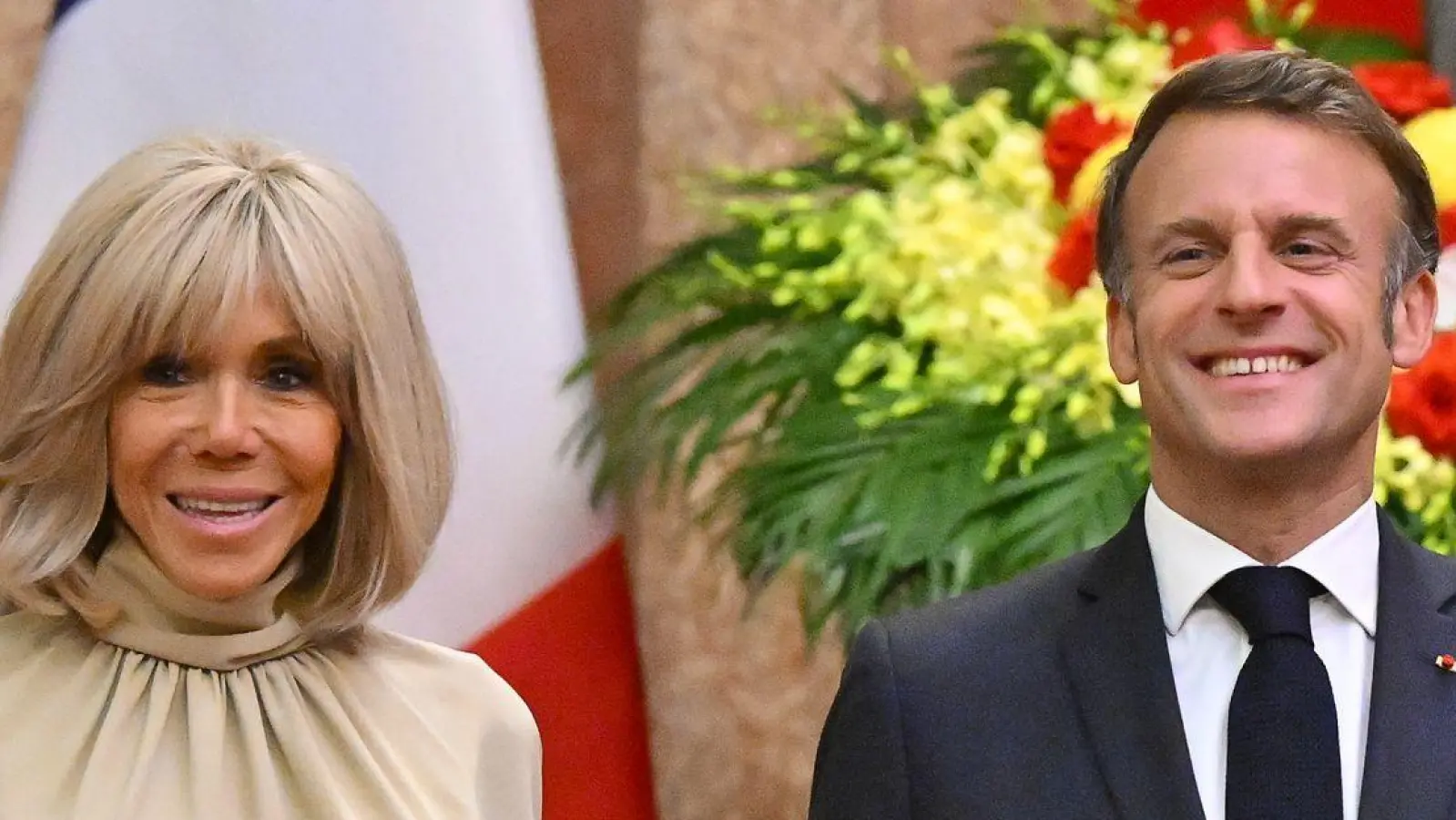 Das Umfeld des Präsidenten spricht von Herumalbern. (Foto: Nhac Nguyen/AFP Pool via AP/dpa)