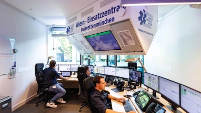 Die Aicher Ambulanz geht in ihr sechstes Oktoberfest. (Foto: Matthias Balk/dpa)