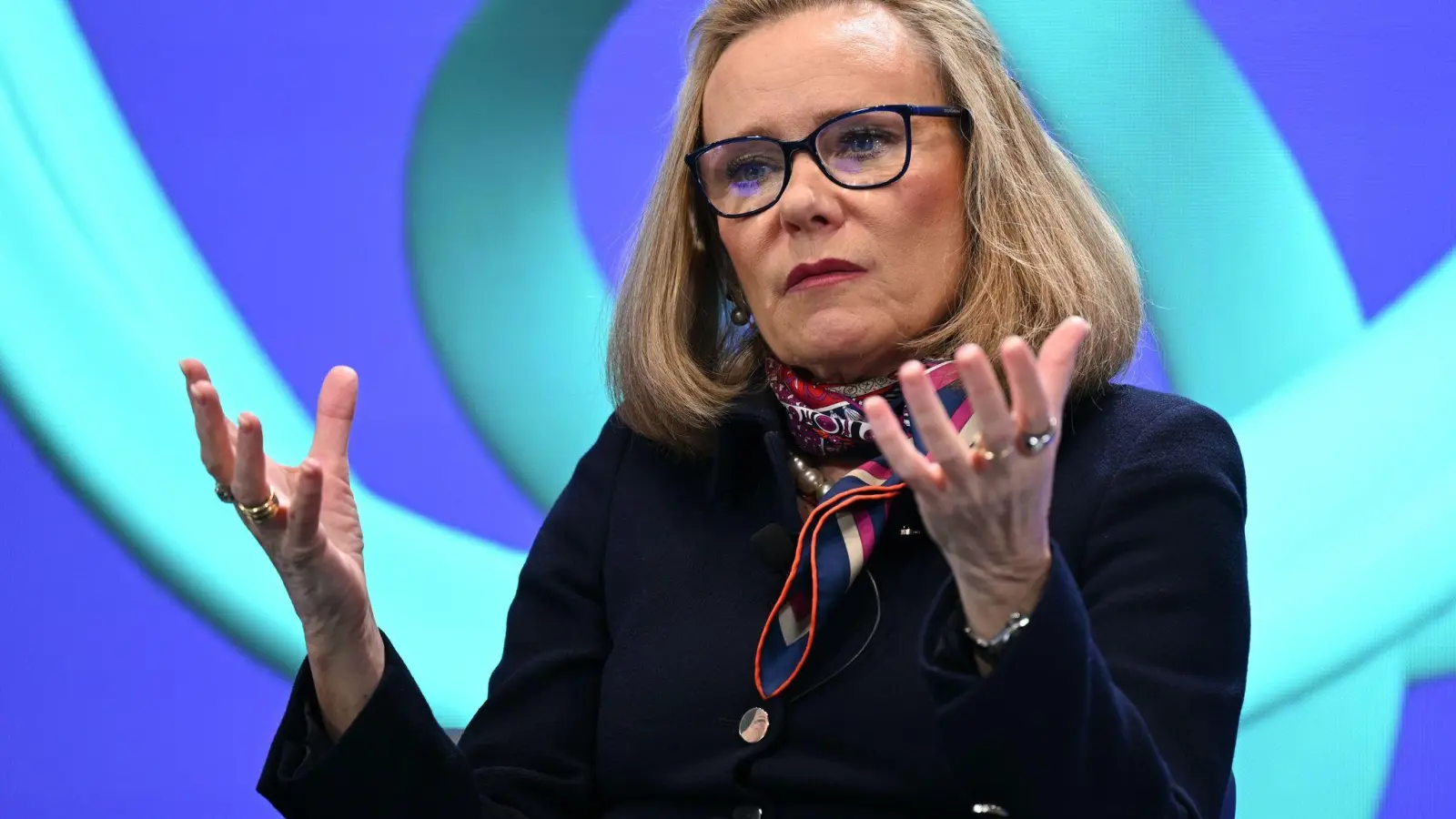 Merck-Chefin Belén Garijo richtet die Pharmasparte des Konzerns auf neue Therapiefelder aus (Archivbild) (Foto: Arne Dedert/dpa)