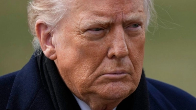 US-Präsident Donald Trump droht europäischen Verbündeten mit Sonderzöllen. (Archivbild) (Foto: Alex Brandon/AP/dpa)