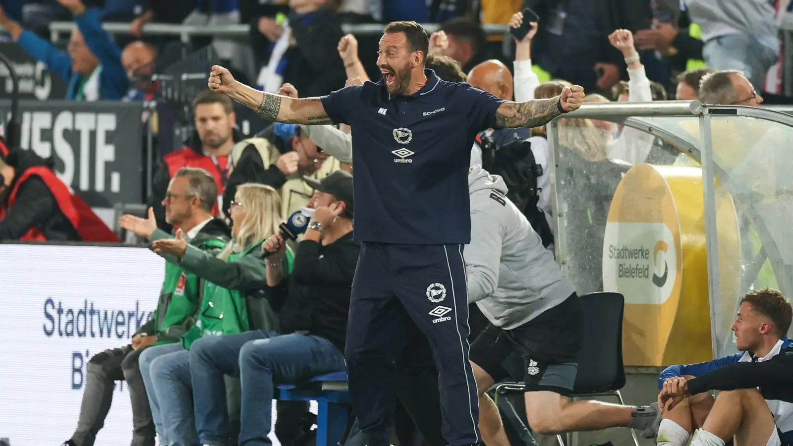 Mitch Kniat ist mit Bielefeld erfolgreich in die neue Saison gestartet. (Foto: Friso Gentsch/dpa)