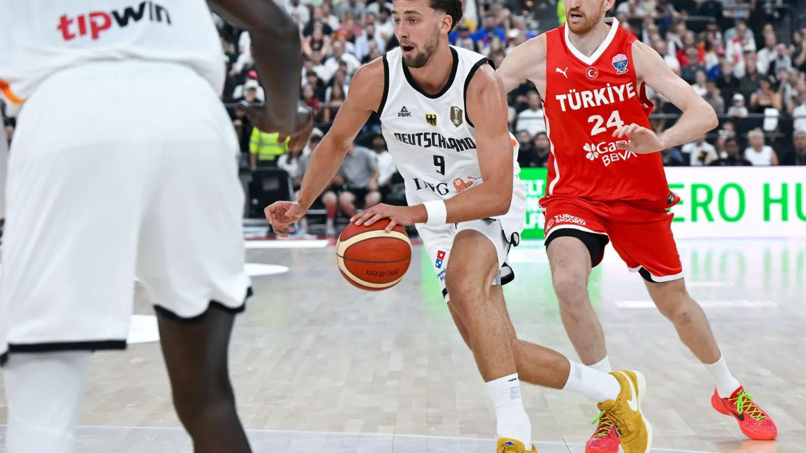 Franz Wagner wurde erst nach der Pause stärker. (Foto: Sven Hoppe/dpa)