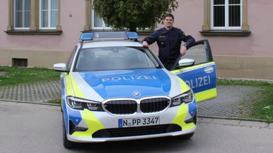 Christopher Eberle leitet für sechs Monate die Polizeiinspektion in Feuchtwangen. (Foto: Polizei)