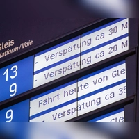 Die Hitze macht der Bahn zu schaffen. An einer Strecke kommt es nun zu Ausfällen. (Symbolbild) (Foto: Fabian Sommer/dpa)