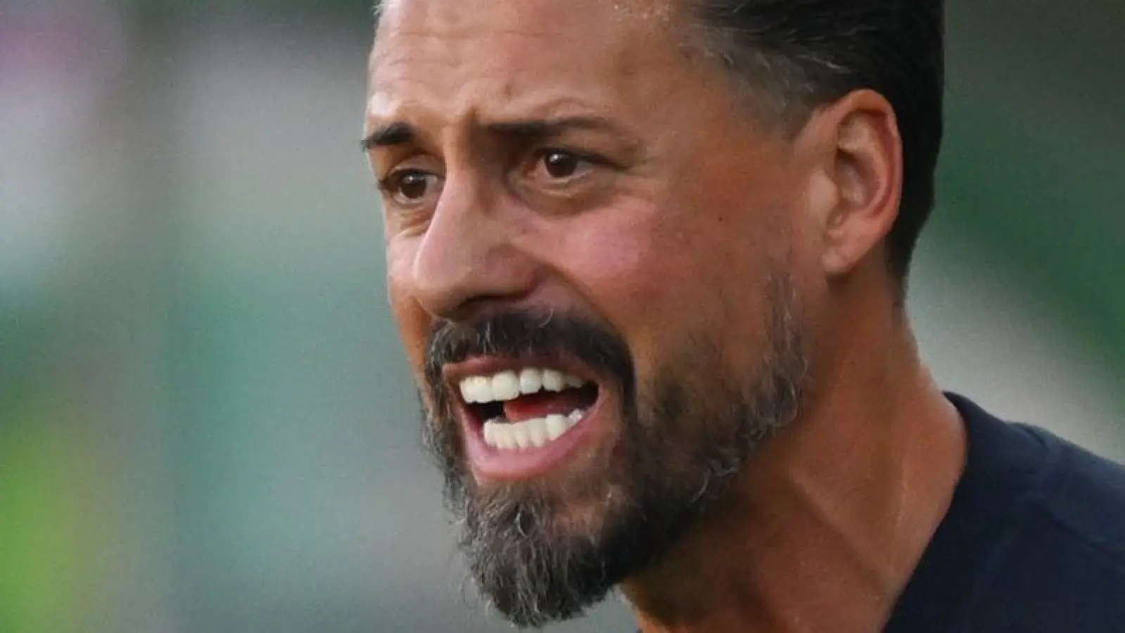 Sandro Wagner im DFB-Pokal seines FC Augsburg beim Halleschen FC. (Foto: Hendrik Schmidt/dpa)