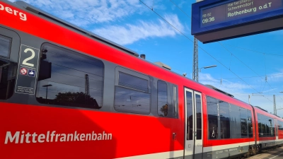 Viele Besucherinnen und Besucher reisen zum Rothenburger Reiterlesmarkt mit dem Zug an.  (Foto: Anna Franck)