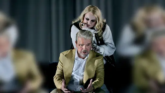 Tomasz Konieczny als Wotan während der Bayreuther Festspiele 2022. (Foto: Enrico Nawrath/Festspiele Bayreuth/dpa)