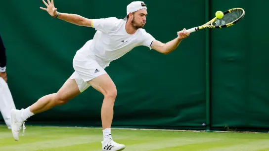 Maximilian Marterer hat in Wimbledon die nächste Runde erreicht. (Foto: Frank Molter/dpa)
