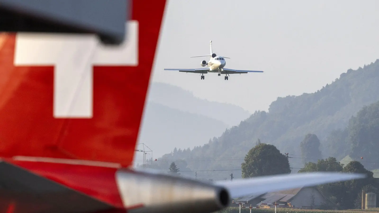 Unverrichteter Dinge kehrte die Schweizer Bundespräsidentin in die Schweiz zurück (Archivbild)  (Foto: Peter Schneider/KEYSTONE/dpa)