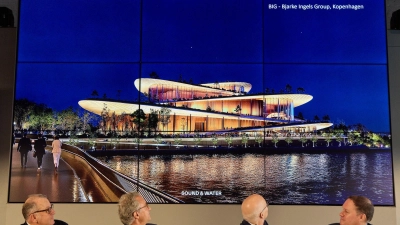 Das Büro Bjarke Ingels Group hat den Wettbewerb gewonnen. (Foto: Georg Wendt/dpa)