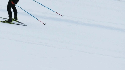 Ein Langläufer skatet in der Loipe. (Foto: Angelika Warmuth/dpa)