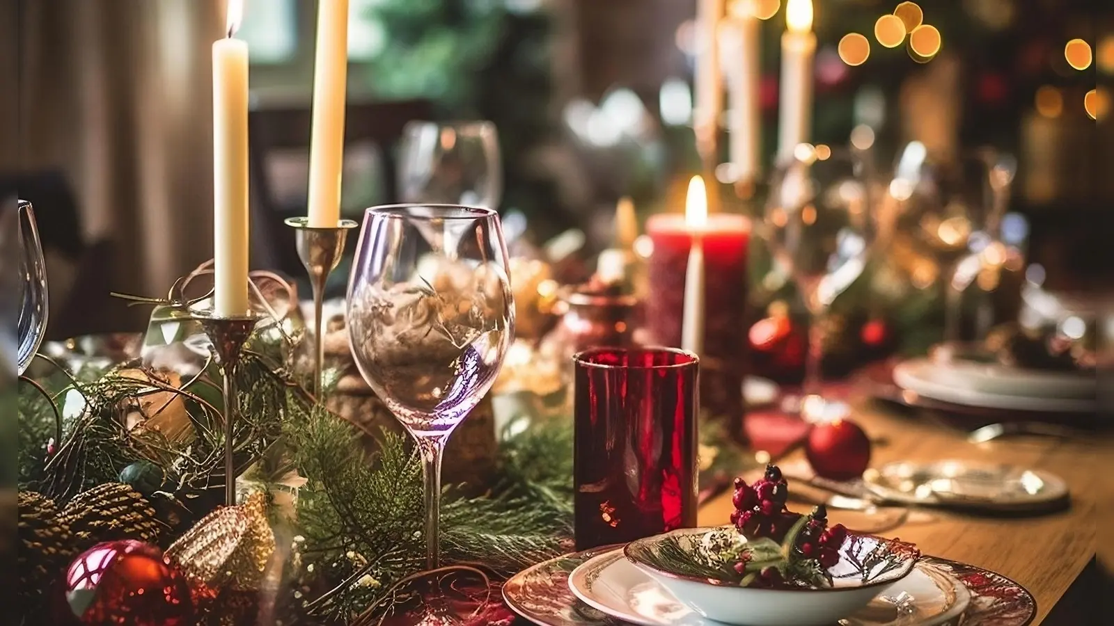 Eine festlich gedeckte Weihnachtstafel lädt zum Genießen und Feiern ein. (Foto: Pixabay)