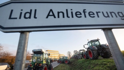 Proteste der Landwirte (Foto: Marijan Murat/dpa)