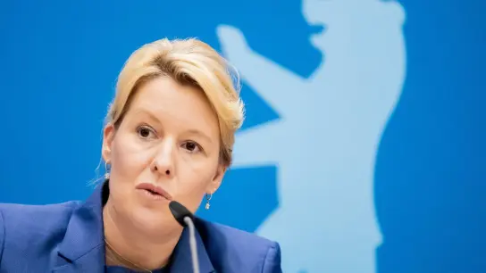 Die Regierende Bürgermeisterin von Berlin: Franziska Giffey. (Foto: Christoph Soeder/dpa)