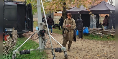 Im Fränkischen Freilandmuseum entstehen in Bad Windsheim gerade Szenen für den Film „The Uprising”. (Foto: Katrin Merklein)