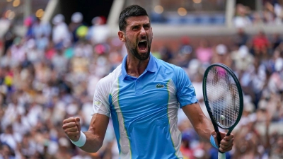 Steht bei den US Open im Halbfinale: Novak Djokovic. (Foto: Seth Wenig/AP/dpa)