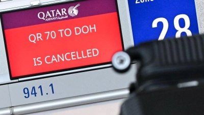 Luftraumsperrungen sorgen für Verspätungen und Flugausfälle: Viele Reisende sitzen fest oder müssen ihre Pläne ändern. (Foto: Florian Wiegand/dpa)