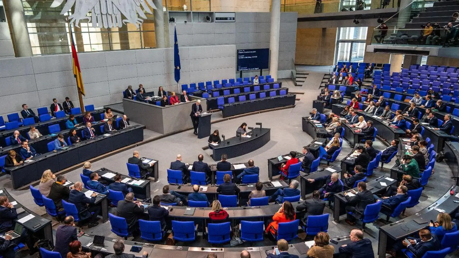 Der Frauenanteil im Deutschen Bundestag liegt bei 35,3 Prozent. (Foto: Michael Kappeler/dpa)