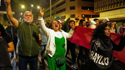 Boluarte war die erste Frau an der Spitze des Staates (Foto: Martin Mejia/AP/dpa)