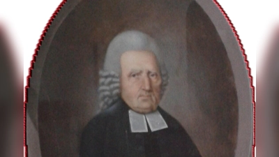 Samuel Wilhelm Oetter (1720 bis 1792) ist ein berühmter Markt Erlbacher. Der Pfarrer und Historiker schrieb 67 Bücher. (Repro: Gerhard Wagner)