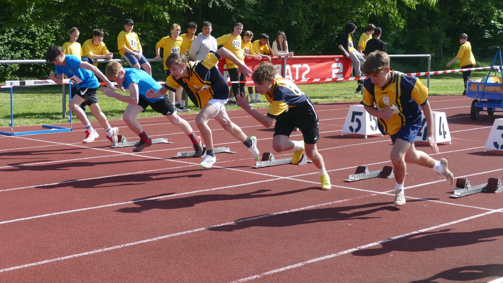 Die Athleten der verschiedenen Schulen zeigten in den verschiedenen Disziplinen ihr Können. (Foto: Helmut Meixner)