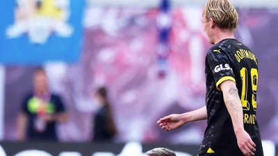 In Leipzig machte das Team von Borussia Dortmund keine gute Figur. (Foto: Jan Woitas/dpa)