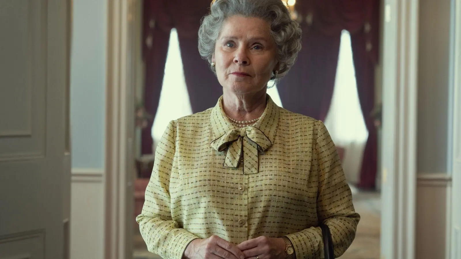 Imelda Staunton spielt in der fünften Staffel der Netflix-Serie „The Crown“ Königin Elizabeth II. (Foto: Alex Bailey/Netflix/dpa)