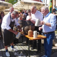 Den Bieranstich wird Bürgermeister Armin Luther vornehmen.  (Foto: Martina Hinkelmann)