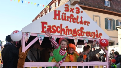 Die Hürfelder Faschingsfreunde grüßten als Pippi Langstrumpf. (Foto: Judith Marschall)